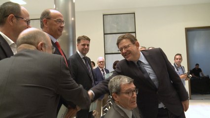 Puig en la presentación de un estudio sobre el Puerto de Valencia