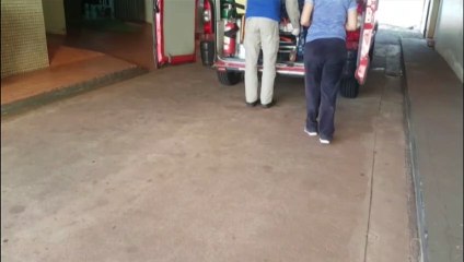 Siate atende mulher ferida no Santa Cruz