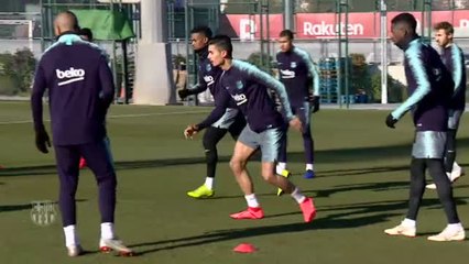 El Barça se prepara para la remontada en Copa