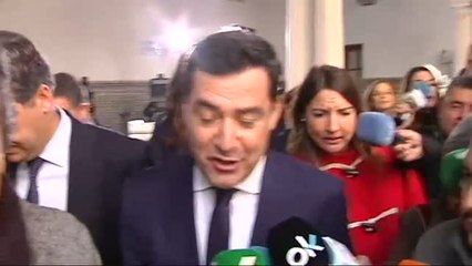 Primera sesión de investidura en el Parlamento andaluz