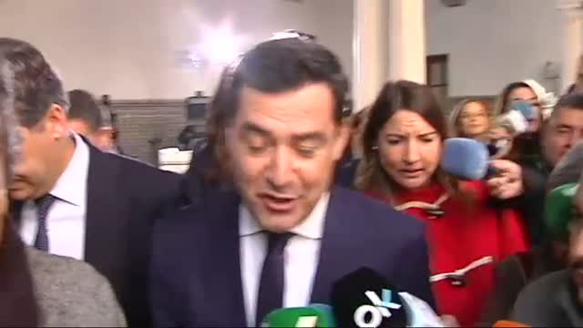 Primera sesión de investidura en el Parlamento andaluz