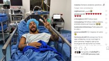 Maluma preocupa a sus seguidores con una imagen en el hospital