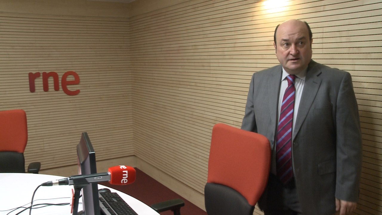 El presidente del PNV, Andoni Ortuzar