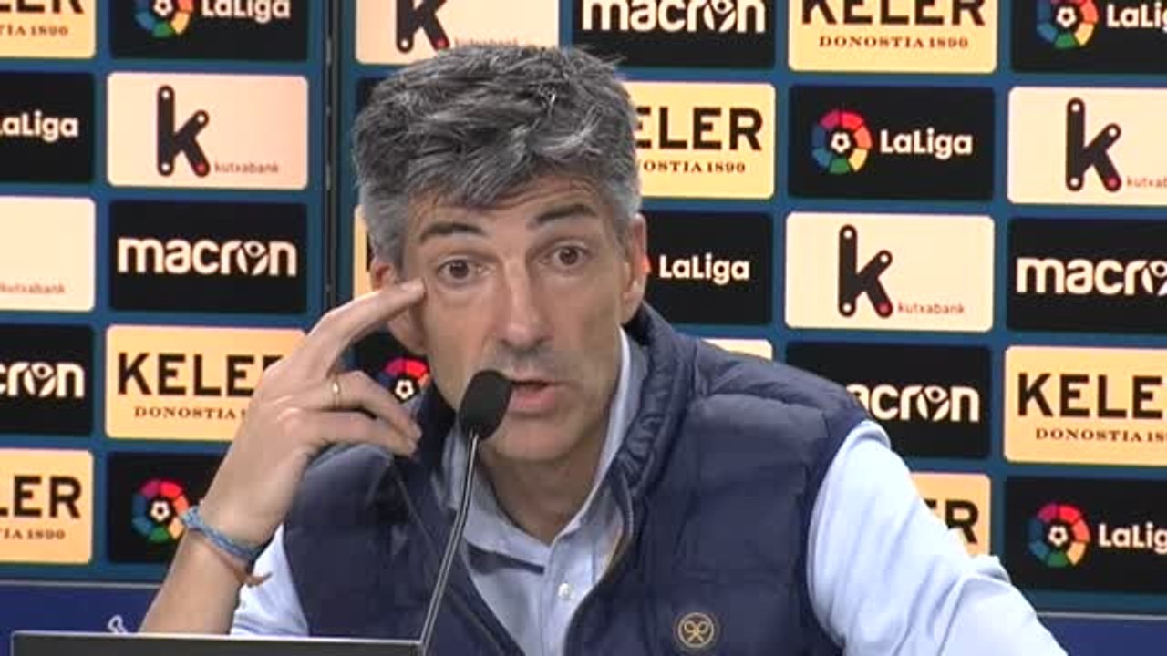 Imanol Alguacil: "Nos ha tocado sufrir, pero era una victoria muy importante"