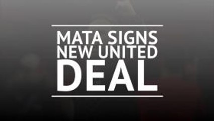 Mata signs new Man United deal