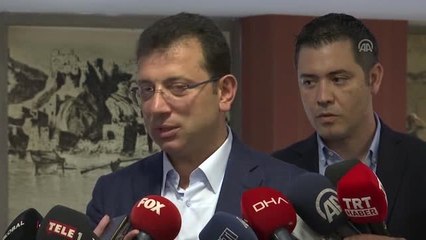 İmamoğlu: "(Binali Yıldırım'ın) Çay davetini bekliyorum, seçim günü de dahil"