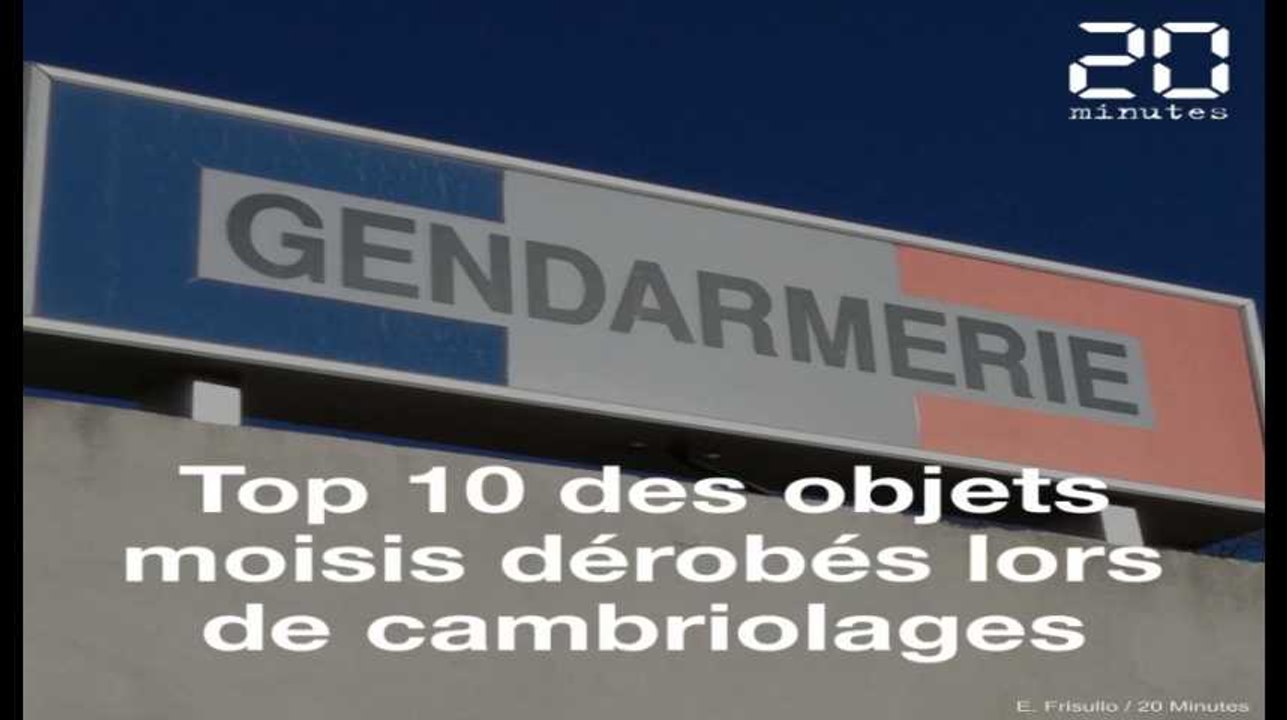 Les dix objets les plus insolites volés lors de cambriolages