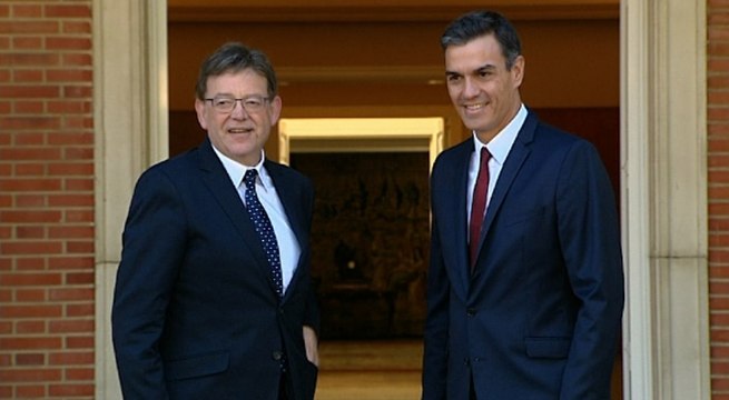 Sánchez se reúne con Puig en La Moncloa