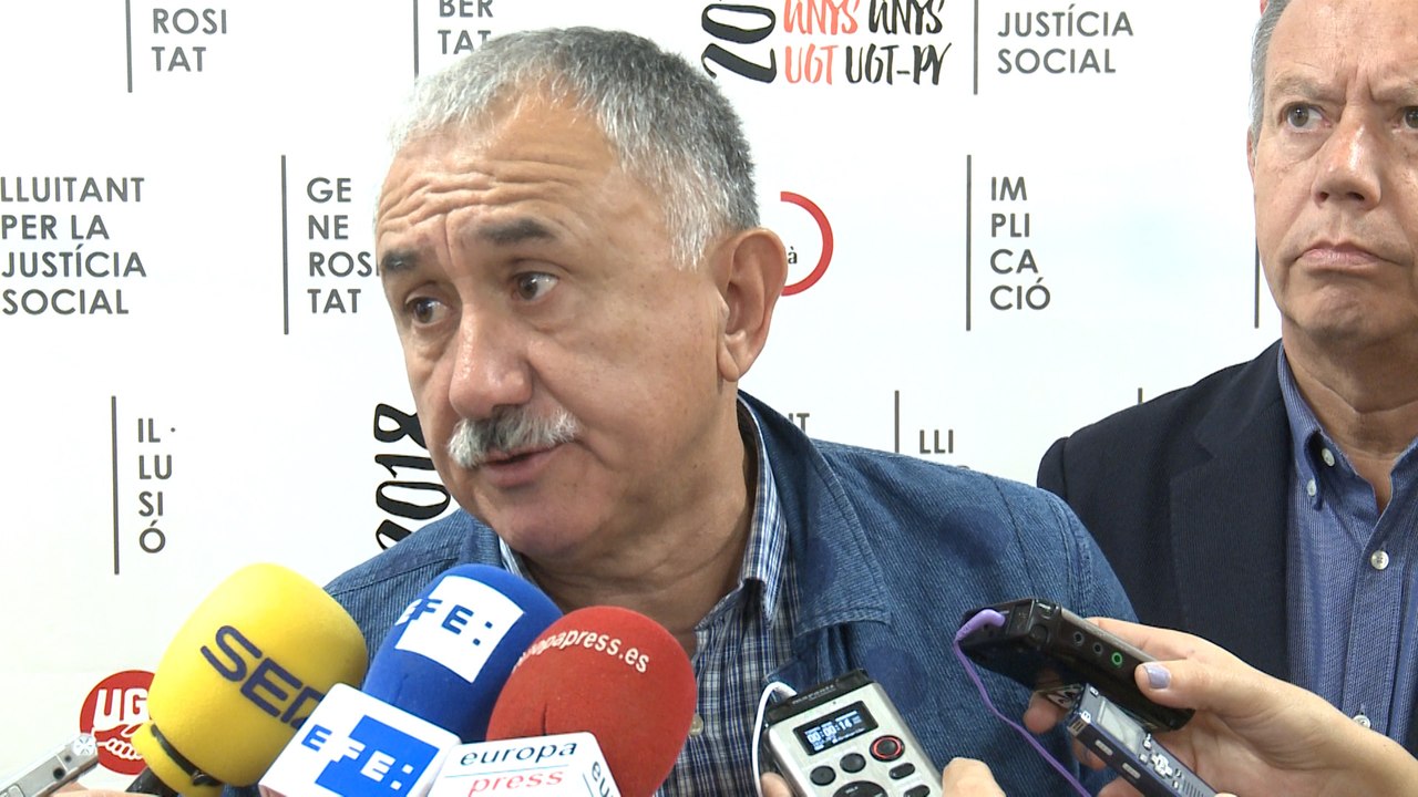 UGT pide menos "brabuconadas" en Cataluña y defiende el diálogo