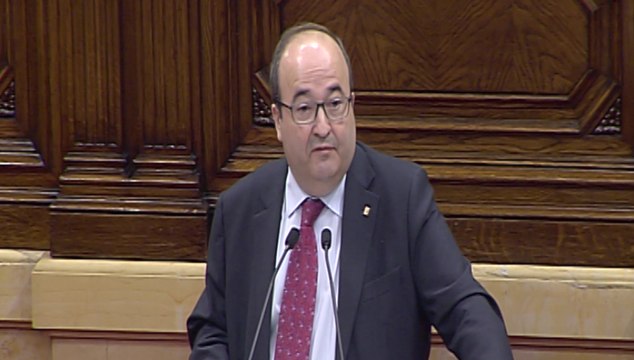 Iceta pide a Torra abrir una mesa de diálogo catalana