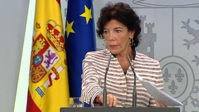 Isabel Celaá: El Gobierno no acepta ultimatums