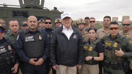 Trump dice que la situación en la frontera "es mucho peor"