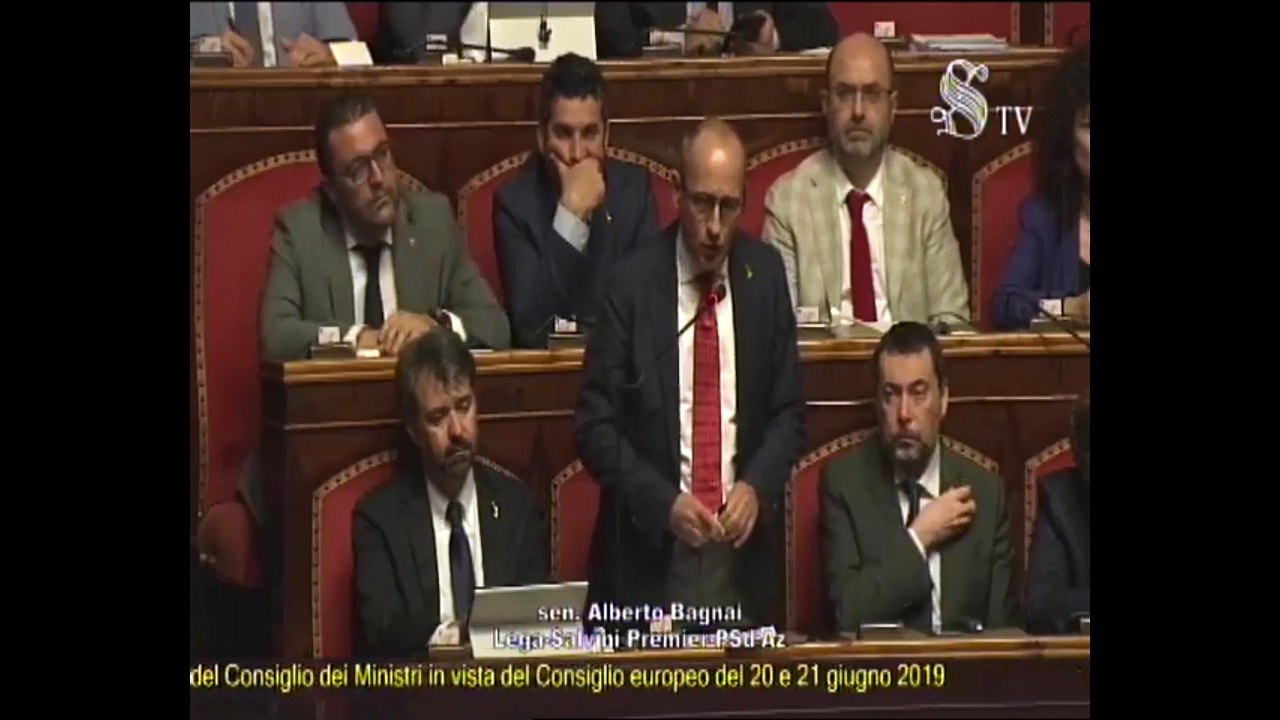 Intervento di Alberto Bagnai in occasione delle comunicazioni del Presidente del Consiglio dei Ministri in vista del Consiglio europeo del 20 e 21 giugno 2019.