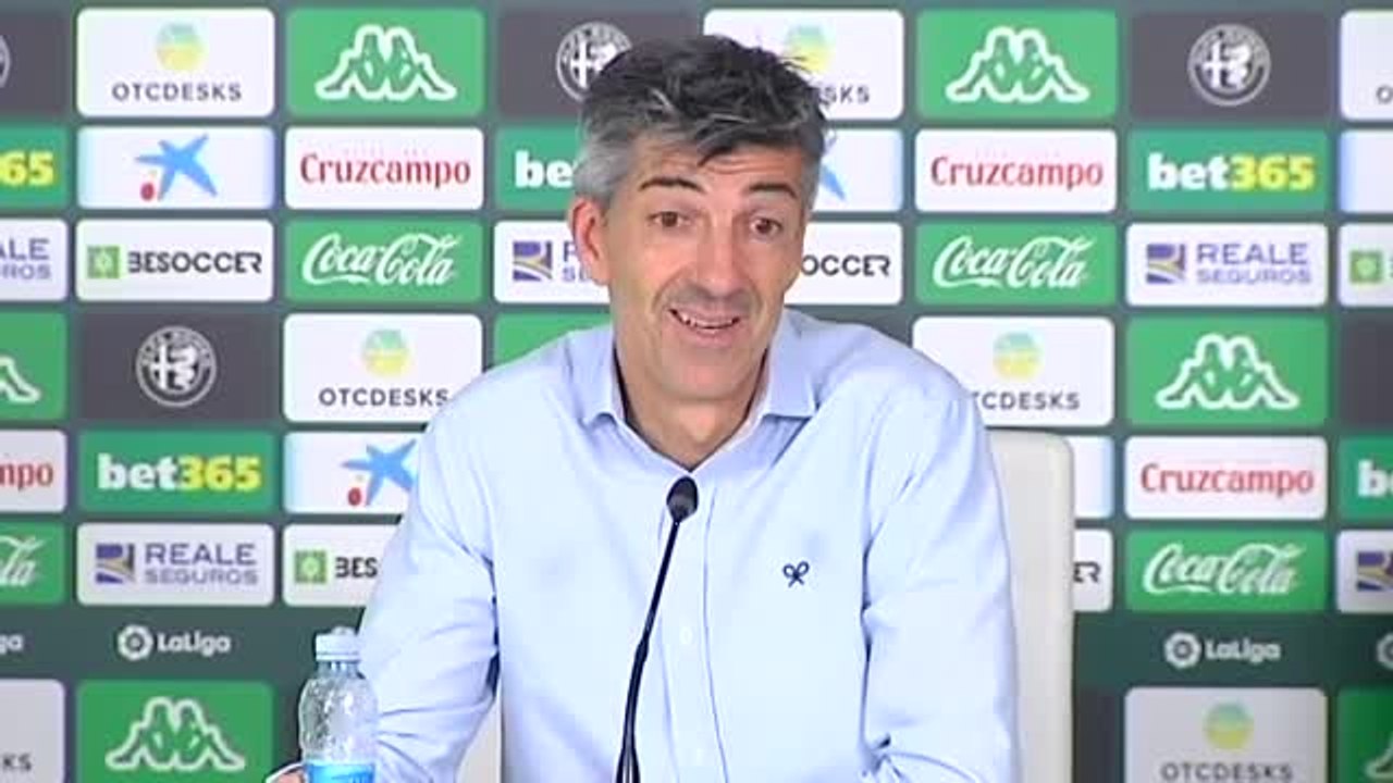 Setién, tras el 0-0 frente a la Real Sociedad: "El Betis ha merecido ganar el partido, ha sido superior"