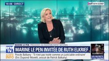 Marine Le Pen assure que 