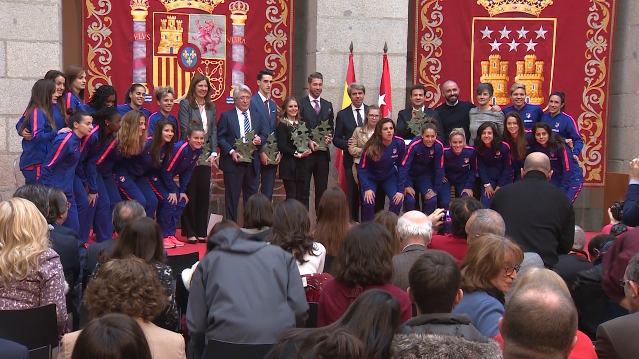 Sergio Ramos recibe el '7 Estrellas del Deporte' de Madrid