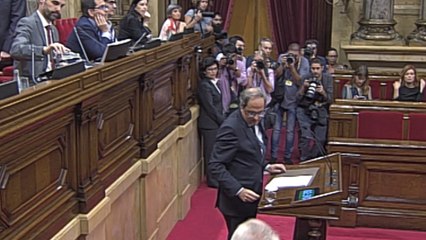 Debate Política General celebrado en el Parlament