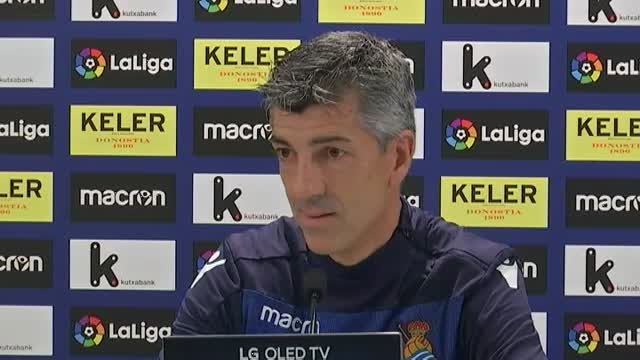 Imanol Alguacil: No he tenido ni tiempo para pensar en la polémica del VAR