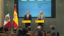 Josep Borrell comparece en rueda de prensa junto a Luis Videgaray