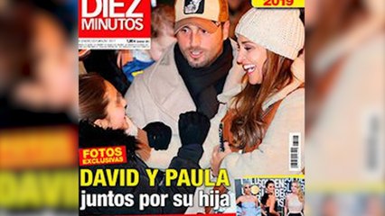 Paula Echevearría y David Bustamante, juntos por su hija