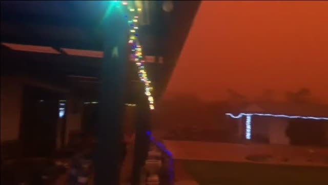 Impactantes imágenes de una tormenta de arena en Australia