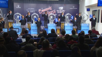 37.142, el 'Gordo' del Sorteo Extraordinario del Niño