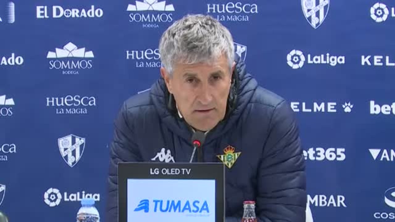 Quique Setién: "El partido lo hemos perdido nosotros"