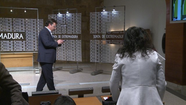 Rueda de prensa del presidente de la Junta de Extremadura Guillermo Fernández Vara