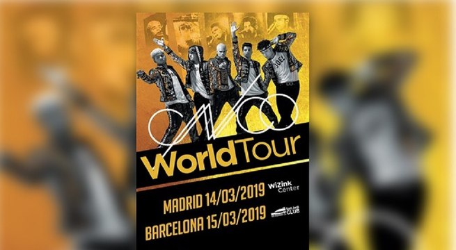 CNCO actuará en Madrid y Barcelona