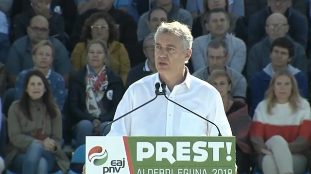 Urkullu pide reconocer al pueblo vasco como realidad nacional