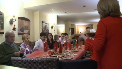 Celebración en las casas y en la calle para recibir el año nuevo