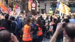 Enfrentamientos entre independentistas y Mossos en Barcelona