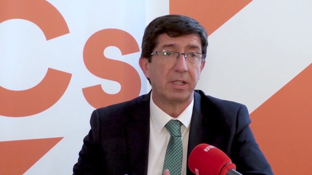 Juan Marín cree que sería bueno que la investidura salga en primera votación