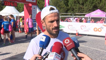 El atleta Chema Martínez conciencia a la gente contra la muerte súbita