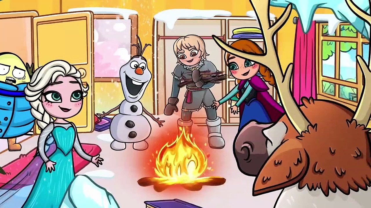 Congelés Elsa Dans Le Monde Végétal - Dessins Animés