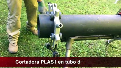 Demostración de cortatubos rotatorios en línea PLAS - Reed Manufacturing