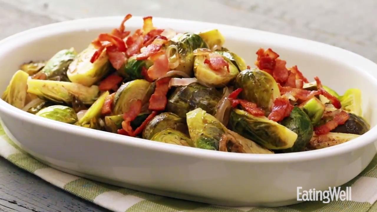 How to Make Cider-Braised Brussels Sprouts with...