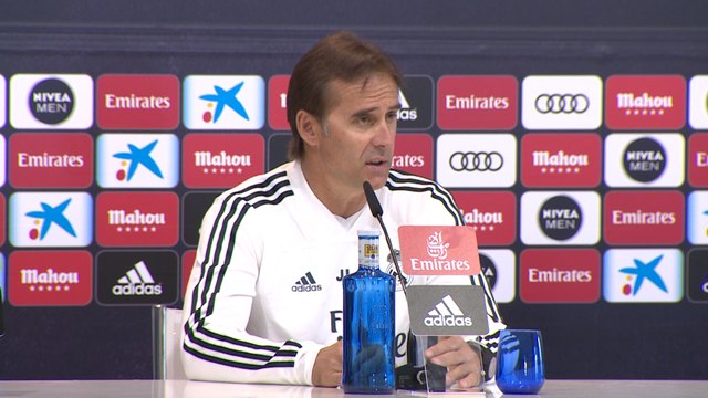 Lopetegui: No hay ganas de revancha sino ganas de hacer un buen partido