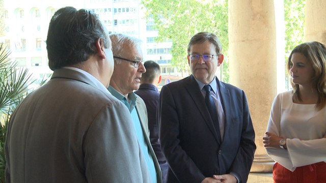Ximo Puig en la presentación de Valencia para la FAO