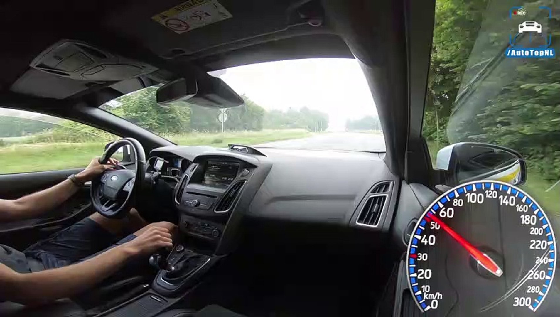 400HP FORD FOCUS RS MK3 270km/h on AUTOBAHN by AutoTopNL