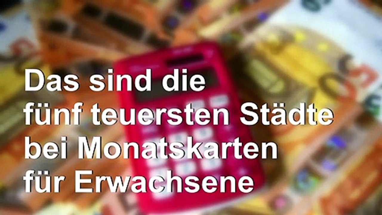 Das sind die günstigsten Städte für Bus und Bahn