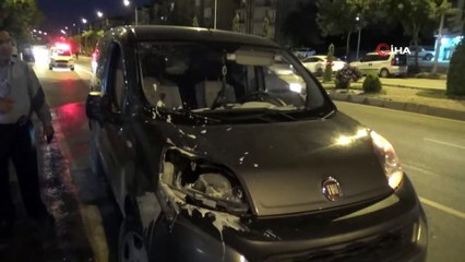 Aracın çaptığı yaya ağır yaralandı