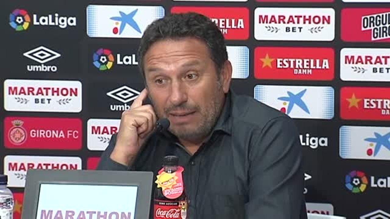 Quique Setién: "Nosotros ya tenemos una exigencia que tenemos que cumplir"