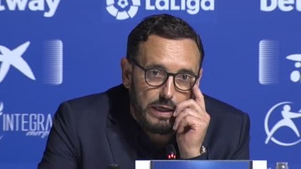 Abelardo: "El equipo moralmente tiene que estar por las nubes"