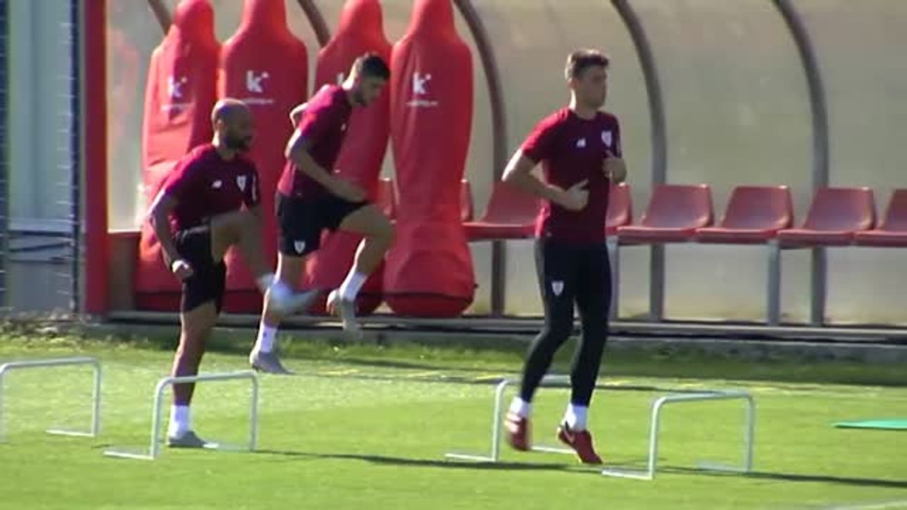 El Athletic ya prepara el próximo partido de Liga ante el Barça