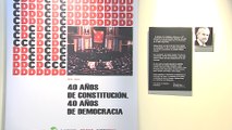 Inaugurada la exposición de Europa Press sobre los 40 años de Constitución