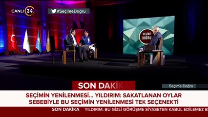 Binali Yıldırım 24 TV'de