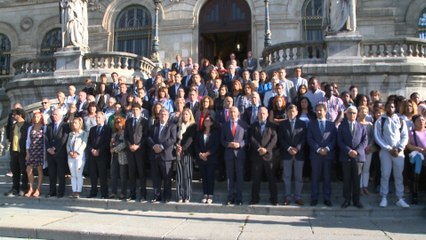 Concentración por el asesinato de una mujer en Bilbao