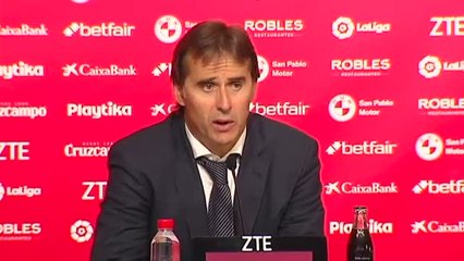 Lopetegui: "Hay que aceptar la derrota y levantarse"