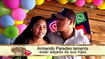 Armando Paredes celebra su cumpleaños sin compañía de sus hijas